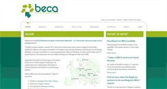 Desktop Screenshot of beca-project.eu